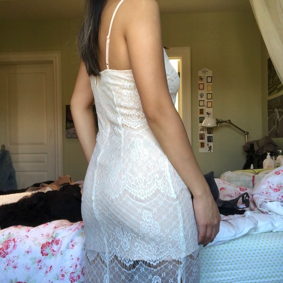 Forever 21 Pink Lace Dress - Picture 3 of 3